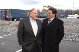 Mr. Ward and Gov. Rendell tour the CSXI Chambersburg facility following the event.